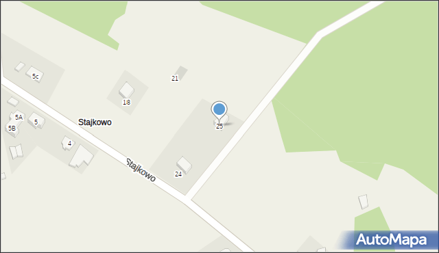 Stajkowo, Stajkowo, 25, mapa Stajkowo