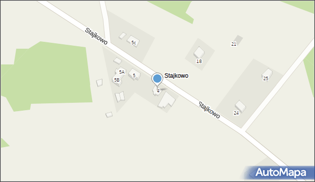 Stajkowo, Stajkowo, 4, mapa Stajkowo