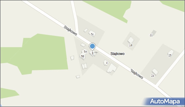 Stajkowo, Stajkowo, 5, mapa Stajkowo