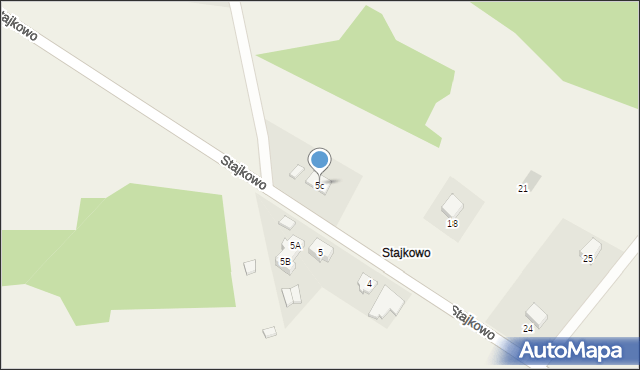 Stajkowo, Stajkowo, 5c, mapa Stajkowo