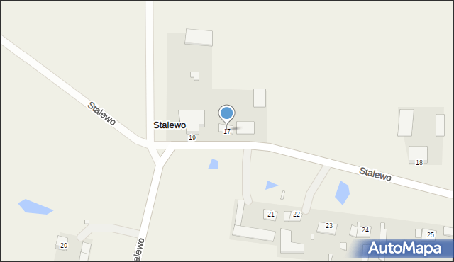 Stalewo, Stalewo, 17, mapa Stalewo