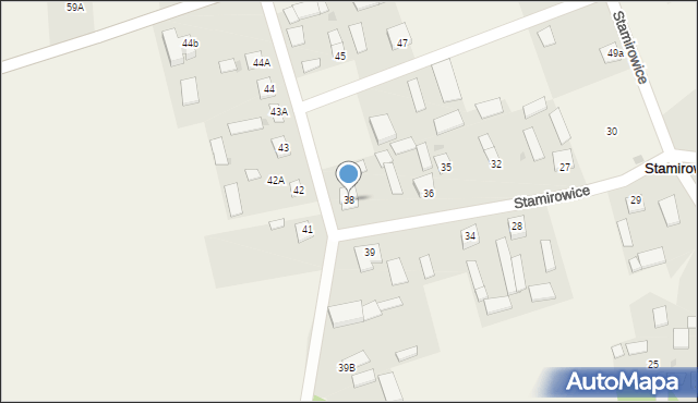 Stamirowice, Stamirowice, 38, mapa Stamirowice