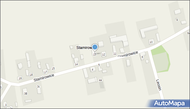 Stamirowice, Stamirowice, 13, mapa Stamirowice
