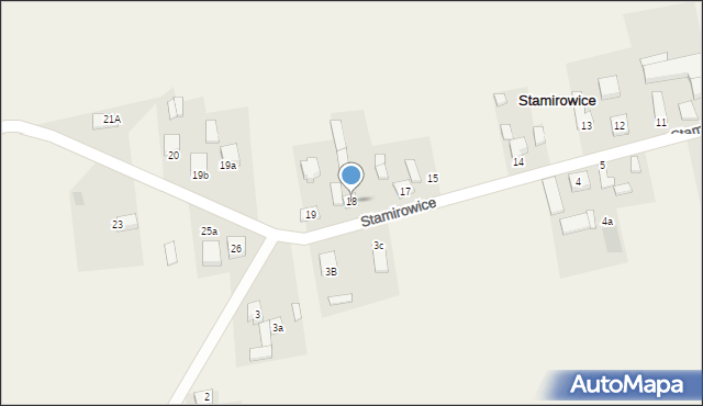 Stamirowice, Stamirowice, 18, mapa Stamirowice