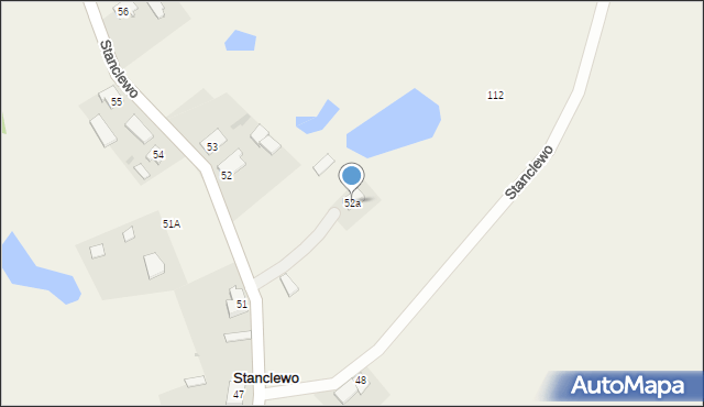 Stanclewo, Stanclewo, 52a, mapa Stanclewo