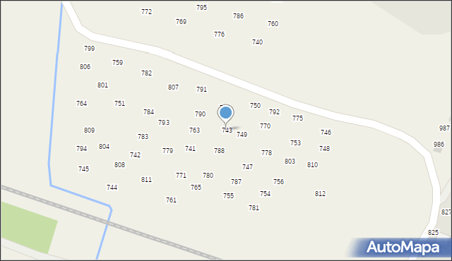 Staniątki, Staniątki, 743, mapa Staniątki