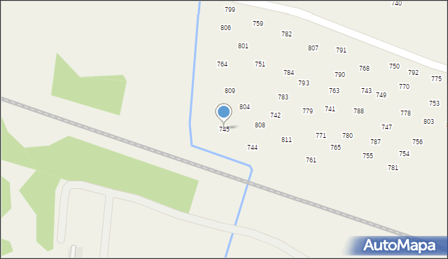 Staniątki, Staniątki, 745, mapa Staniątki