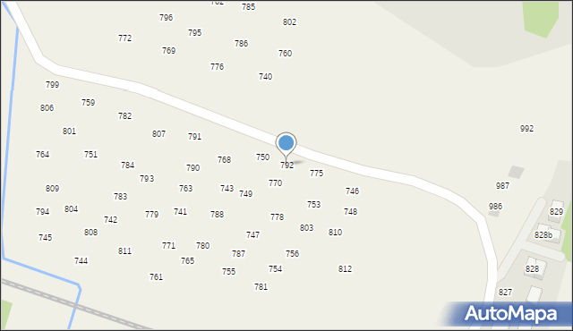 Staniątki, Staniątki, 792, mapa Staniątki