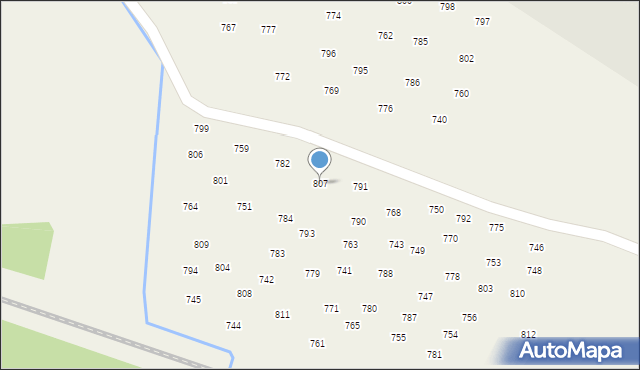 Staniątki, Staniątki, 807, mapa Staniątki