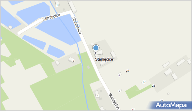 Stanięcice, Stanięcice, 5, mapa Stanięcice