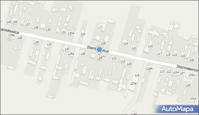 Stanisławice, Stanisławice, 126a, mapa Stanisławice