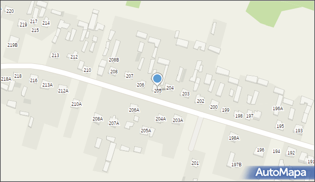 Stanisławice, Stanisławice, 205, mapa Stanisławice