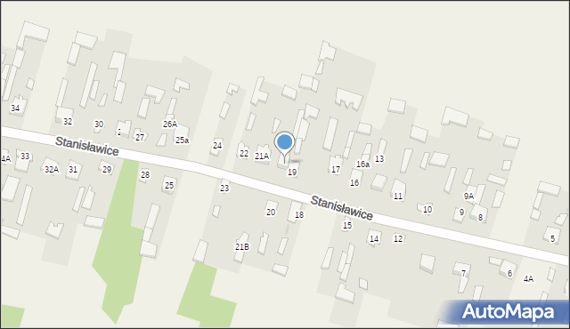 Stanisławice, Stanisławice, 21, mapa Stanisławice