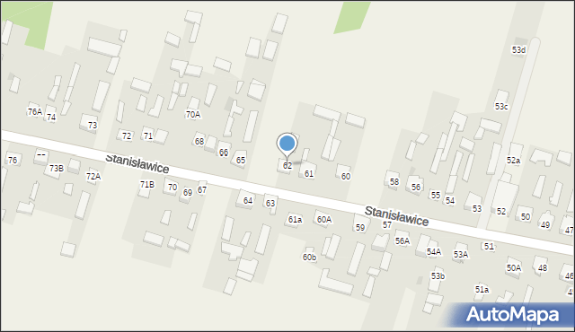 Stanisławice, Stanisławice, 62, mapa Stanisławice