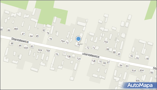 Stanisławice, Stanisławice, 73, mapa Stanisławice