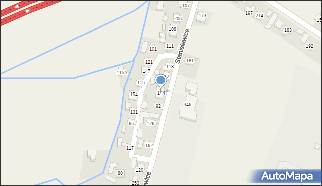 Stanisławice, Stanisławice, 144, mapa Stanisławice