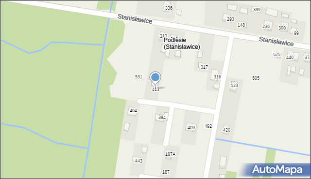 Stanisławice, Stanisławice, 413, mapa Stanisławice
