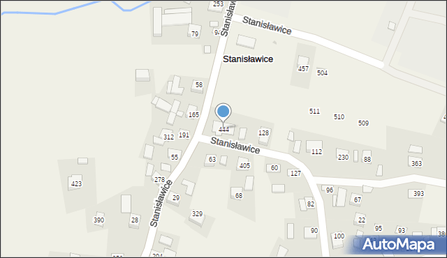 Stanisławice, Stanisławice, 444, mapa Stanisławice