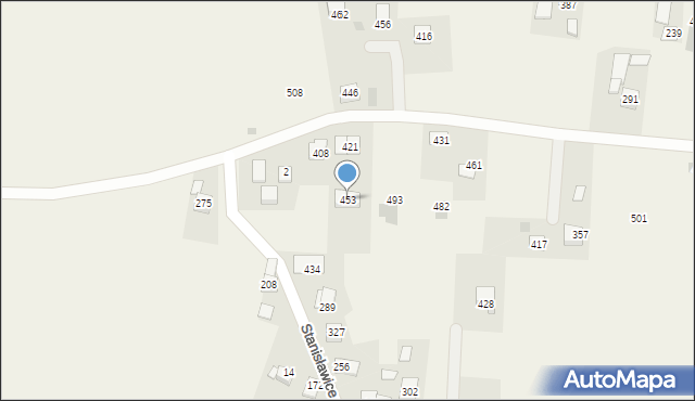 Stanisławice, Stanisławice, 453, mapa Stanisławice