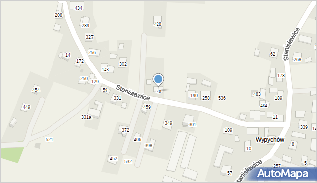 Stanisławice, Stanisławice, 49, mapa Stanisławice