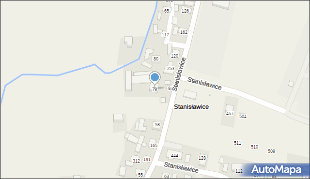 Stanisławice, Stanisławice, 79, mapa Stanisławice