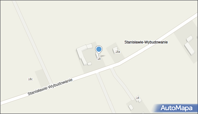 Stanisławie-Wybudowanie, Stanisławie-Wybudowanie, 18, mapa Stanisławie-Wybudowanie