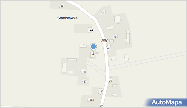 Stanisławka, Stanisławka, 43, mapa Stanisławka