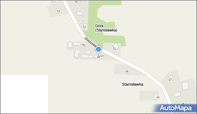 Stanisławka, Stanisławka, 49, mapa Stanisławka