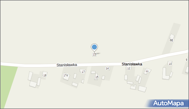 Stanisławka, Stanisławka, 13, mapa Stanisławka