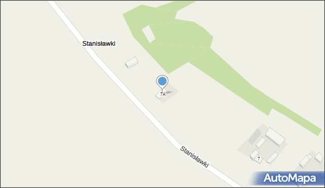 Stanisławki, Stanisławki, 7A, mapa Stanisławki