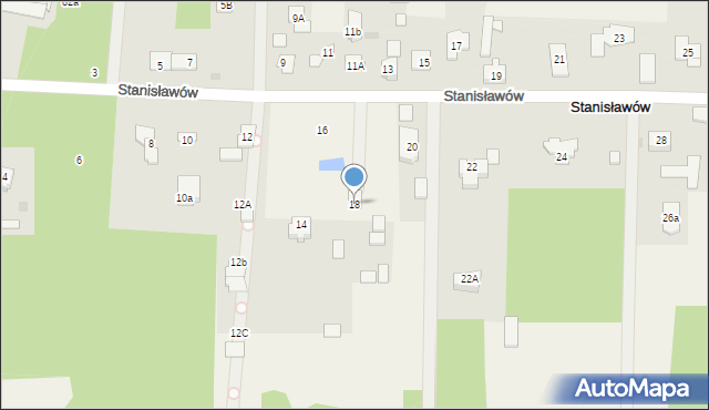Stanisławów, Stanisławów, 18, mapa Stanisławów