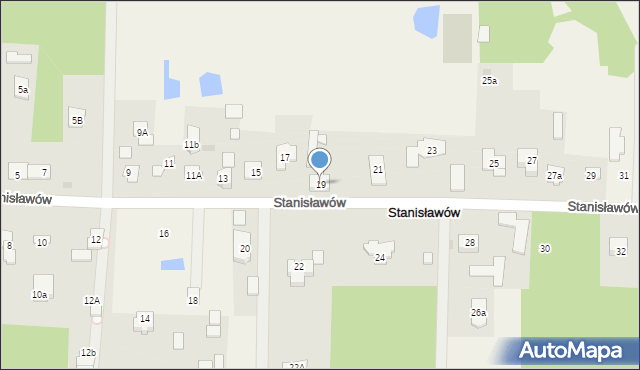 Stanisławów, Stanisławów, 19, mapa Stanisławów