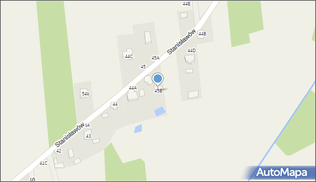 Stanisławów, Stanisławów, 45B, mapa Stanisławów