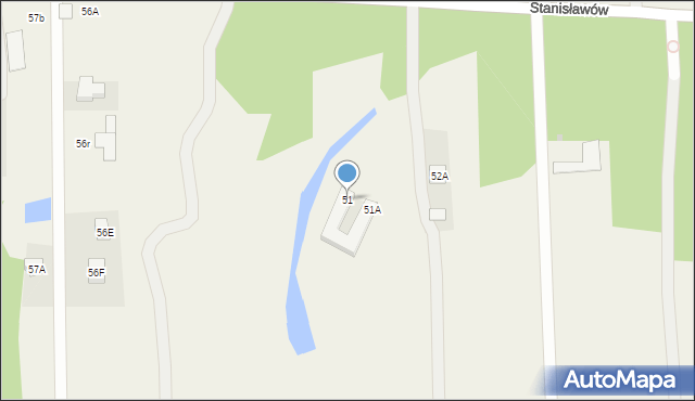 Stanisławów, Stanisławów, 51, mapa Stanisławów