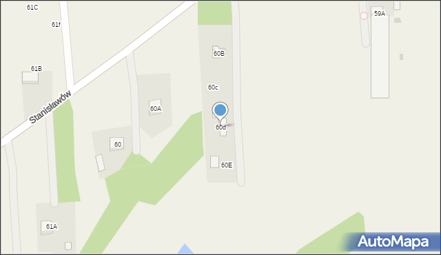 Stanisławów, Stanisławów, 60d, mapa Stanisławów