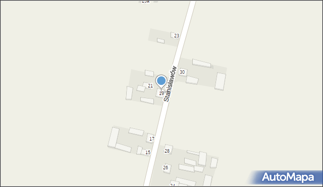 Stanisławów, Stanisławów, 19, mapa Stanisławów