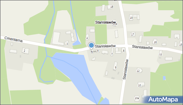 Stanisławów, Stanisławów, 5, mapa Stanisławów