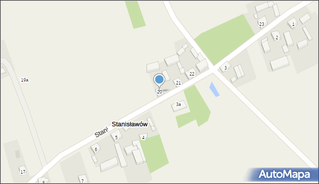 Stanisławów, Stanisławów, 20, mapa Stanisławów