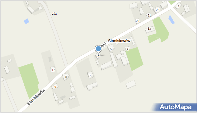 Stanisławów, Stanisławów, 6, mapa Stanisławów