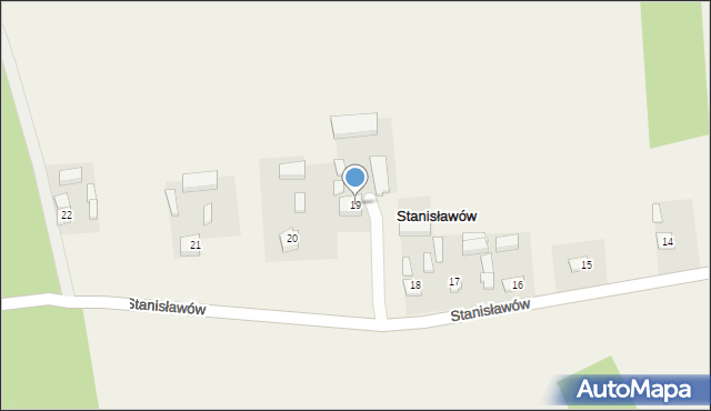 Stanisławów, Stanisławów, 19, mapa Stanisławów