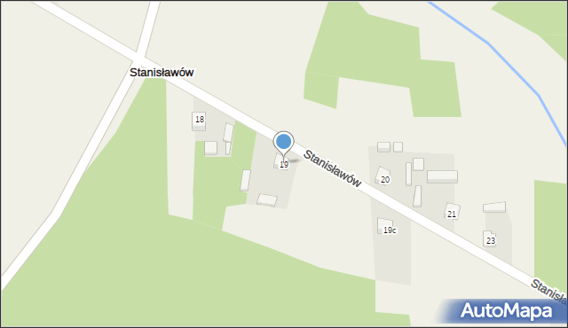 Stanisławów, Stanisławów, 19, mapa Stanisławów