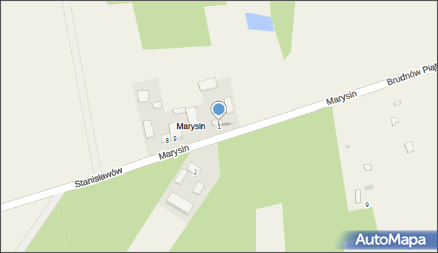 Stanisławów, Stanisławów, 1, mapa Stanisławów