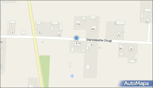 Stanisławów Drugi, Stanisławów Drugi, 7, mapa Stanisławów Drugi