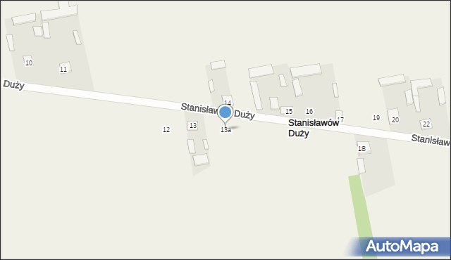 Stanisławów Duży, Stanisławów Duży, 13a, mapa Stanisławów Duży