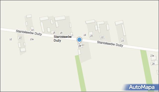 Stanisławów Duży, Stanisławów Duży, 18, mapa Stanisławów Duży