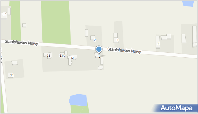 Stanisławów Nowy, Stanisławów Nowy, 1, mapa Stanisławów Nowy