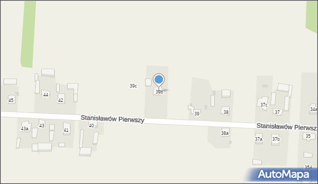 Stanisławów Pierwszy, Stanisławów Pierwszy, 39b, mapa Stanisławów Pierwszy