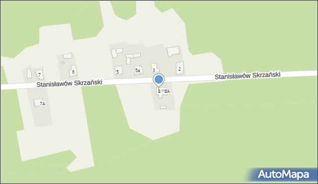 Stanisławów Skrzański, Stanisławów Skrzański, 4, mapa Stanisławów Skrzański