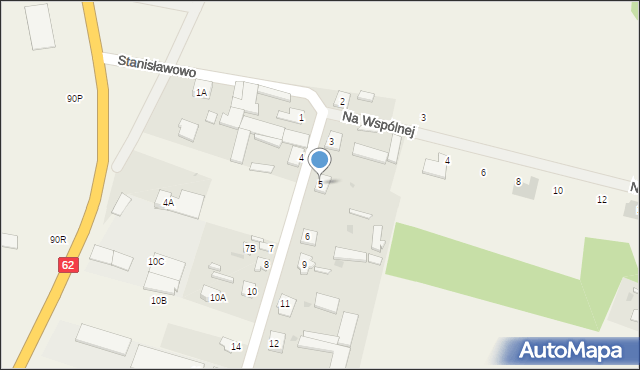 Stanisławowo, Stanisławowo, 5, mapa Stanisławowo