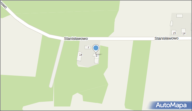 Stanisławowo, Stanisławowo, 2, mapa Stanisławowo